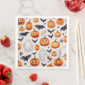 Halloween Schattigee Ghost Pumpkin Party servetten (Insitu)