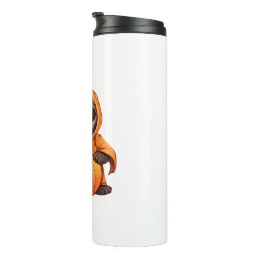 Halloween Schattigee Luiaard Classic T-shirt Thermosbeker (Geroteerd rechts)