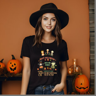 Halloween Schattigee Monsters gepersonaliseerd T-s T-shirt