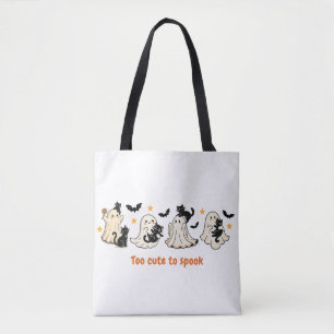 Halloween Schattigee Spooky Ghost Cat - Herfst Gif Draagtas