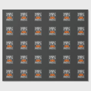 Halloween Schedel Blijf Bescheiden Werk Hard Cadeaupapier