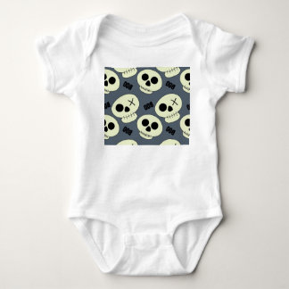Halloween schedel, Boo kinderachtig ontwerp. Romper