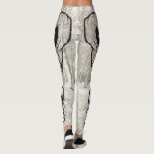 Halloween schedel Leggins Leggings (Achterkant)