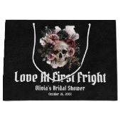 Halloween Schedel Liefde Op Het Eerste Verschrikki Groot Cadeauzakje (Voorkant)