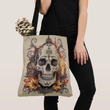 Halloween,Schedel Patroon, Kaarslicht Calavera