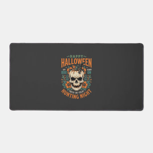 Halloween Schedel Pompoen Jacht Nacht Ontwerp_1 Bureaumat