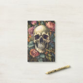 Halloween Schedel Post-it® Notes (Op bureau)