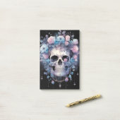 Halloween Schedel Post-it® Notes (Op bureau)