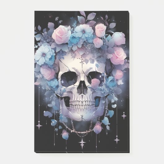Halloween Schedel Post-it® Notes (Voorkant)