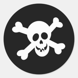 Halloween schedel Stickers