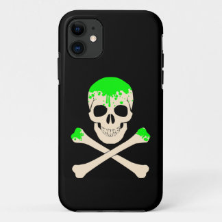 halloween schedelbeenderen slikbeenderstel iPhone 11 hoesje