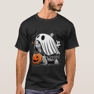 Halloween Schildpad Geest Pompoen Kostuum Aardschi T-shirt