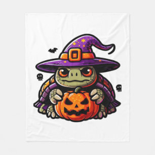Halloween Schildpad Schildpad Heksenhoed Kostuum S Fleece Deken