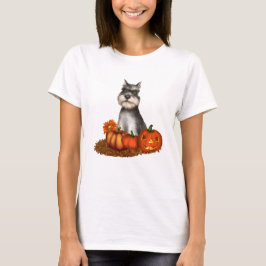 Halloween Schnauzer T-shirt