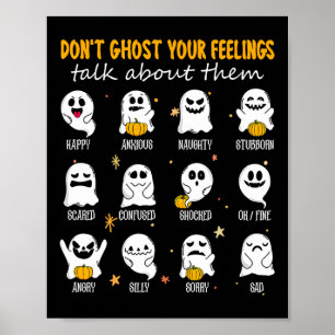 Halloween School Counselor Spook je gevoel niet Poster