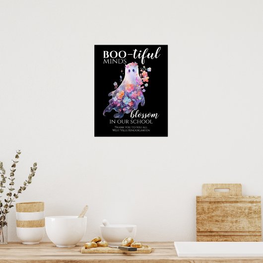 Halloween School personeel dank u Poster (Keuken)