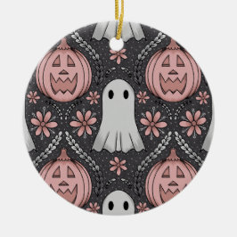Halloween schoonheid keramisch ornament