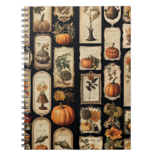 Halloween Schraper Tags Herfst Notitieboek