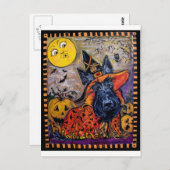 Halloween Scottish Terrier Briefkaart (Voorkant / Achterkant)