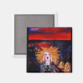 Halloween Scream Diva Magnet (Recto/Verso)