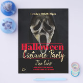 Halloween Scream Horror Costume Party Event Flyer (Enkel)