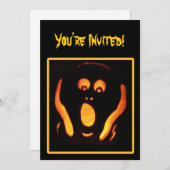 Halloween Scream Kaart (Voorkant / Achterkant)