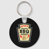 Halloween Scy Bbq Sauce Funny Food Costume Men Wom Sleutelhanger (Voorkant)