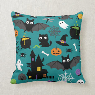 Halloween Seamless Pattern Kussen