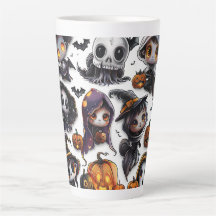 Halloween serie digitale kunst latte Mok