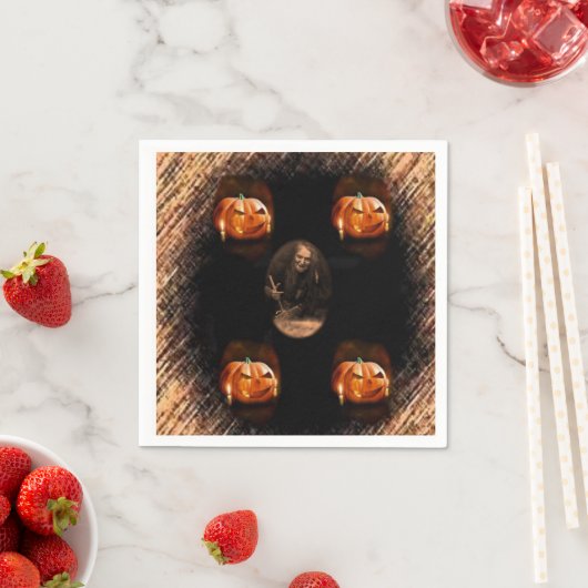 Halloween serviettes en papier (En situation)