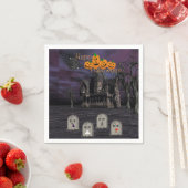 Halloween serviettes en papier (En situation)