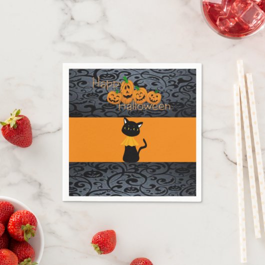 Halloween serviettes en papier (En situation)