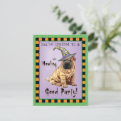 Halloween Shar-Pei Invitation (Staand voorkant)