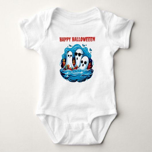 Halloween Sheet Faced Geesten Romper (Voorkant)