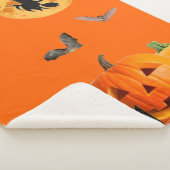 Halloween Sherpa Blanket Deken (3/4)
