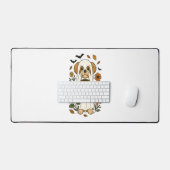 Halloween Shih Tzu avec des fleurs d'automne (Clavier et souris)
