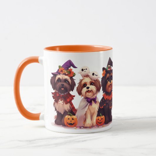 Halloween Shih Tzu Dogs Mok (Links)