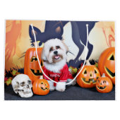Halloween - Shih Tzu - Jhanggoon Large Cadeautasje (Achterkant)