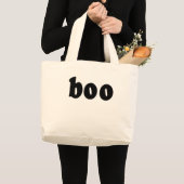Halloween Shirt dat BOO zegt Grote Tote Bag (Voorkant (product))