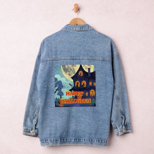 Halloween shirt denim jacket (Hangar)