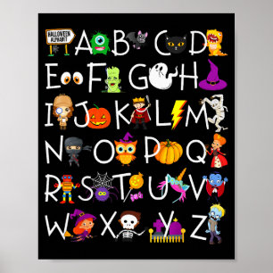 Halloween shirt voor kleuterleidster, Halloween al Poster