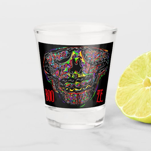 HALLOWEEN  SHOT GLAS (Voorkant)