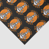 Halloween Show me Het Snoep Skelet Tissuepapier (Detail)