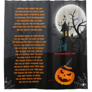 Halloween Shower Curtain Douchegordijn