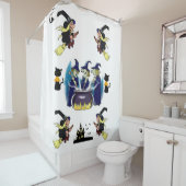 Halloween Shower Curtain Douchegordijn (In situ)