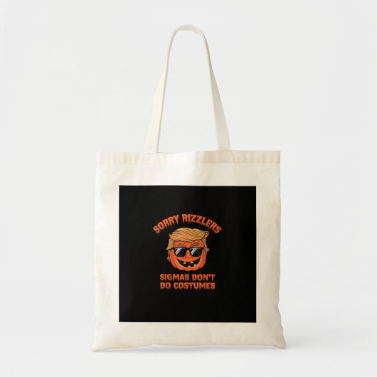 Halloween - Sigma's doen geen kostuums - Grappige Tote Bag (Voorkant)