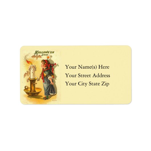 Halloween Signs  Adres Label (Voorkant)