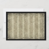 Halloween Silhouette Kostuum Party Uitnodiging (Achterkant)