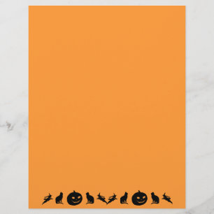 Halloween Silhouette Stationery