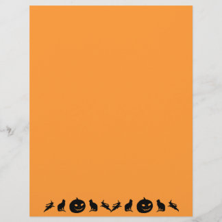 Halloween Silhouette Stationery